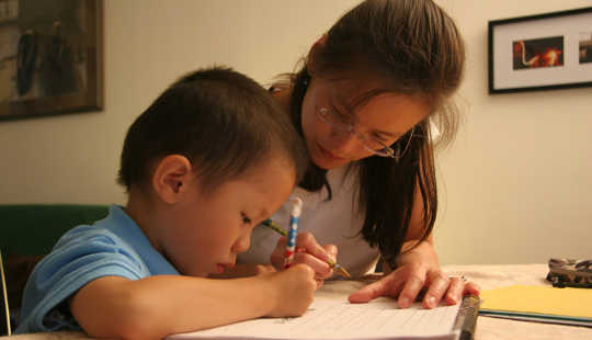 Young children are writing even before they are reading. Steven Yeh, CC BY-NC-ND
