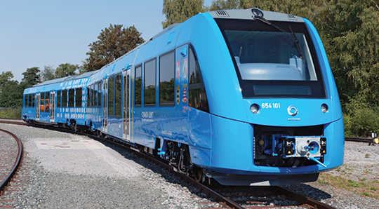 The Coradia iLint began providing hydrogen-fueled mass transit in Germany in 2018. (Hydrogen fuel is back in the energy picture)