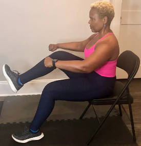 How to work out your core while seated. (these at home exercises can help older people boost their immune system and overall health)
